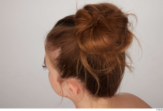 Olivia Sparkle brown hair messy bun 0004.jpg